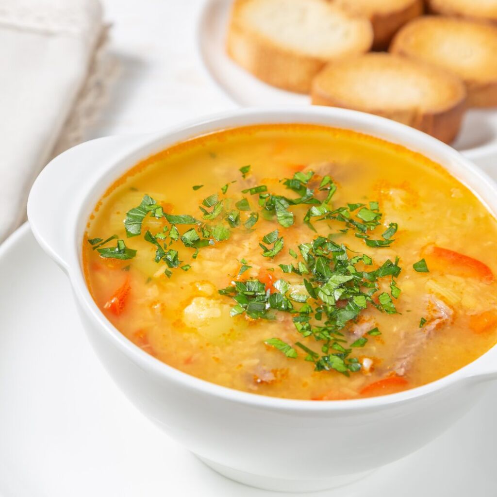 Zuppa di lenticchie e cavolo
